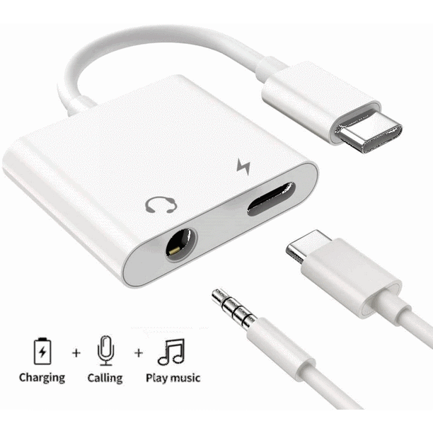 High Version Headphone Jack Adapter Lightweight 2in1 USB C to 3.5mm AUX DAC Adapter+RCA Cable Compatible with Samsung Galaxy Note 10 
